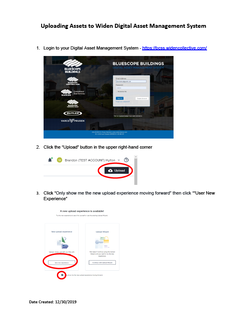BCSS - How to Upload Assets to the DAM