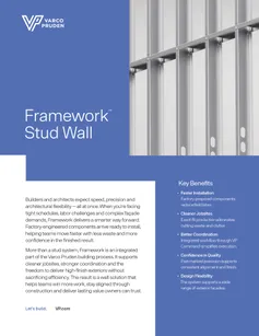 Framework™ Stud Wall System