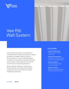 Vee Rib™ Wall System